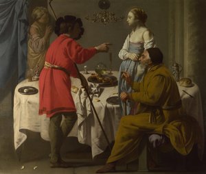 Jakob bebrejdede Laban for at have givet ham Lea i stedet for Rachel, 1627