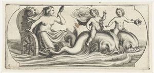 Amfitrit på en vogn Nouveau Livre des Dieux et Deeßes De la Marine Bouckje of Sea Gods and Goddesses (serietitel)