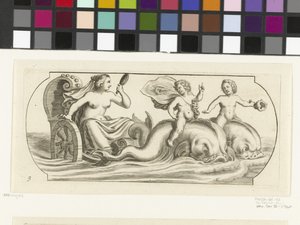 Amfitrit på en vogn Nouveau Livre des Dieux et Deeßes De la Marine Bouckje of Sea Gods and Goddesses (serietitel)
