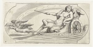 Aurora på en vogn Nouveau Livre des Dieux et Deeßes De la Marine Bouckje of Sea Gods and Goddesses (serietitel)