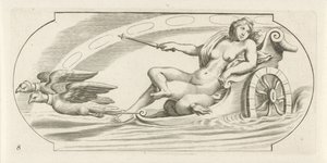 Aurora på en vogn Nouveau Livre des Dieux et Deeßes De la Marine Bouckje of Sea Gods and Goddesses (serietitel)