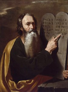 Moses par Somer (Someren), Hendrick van (1607-1656). Olie på lærred, størrelse: 94x73, ca 1638, privat samling af Hendrick van (attr.to) Somer
