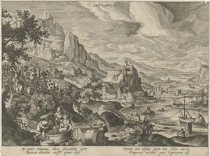 Efterår Efterår (titel på objekt) De fire årstider (serietitel) af Hendrick van Schoel