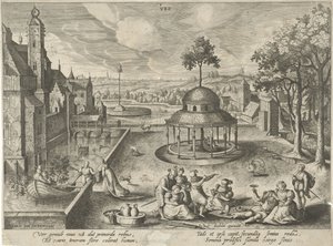 Forår Ver (titel på objekt) De fire årstider (serietitel) af Hendrick van Schoel