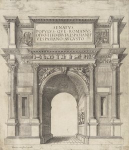 Senatet for folket i Romerriget, Titus, Vespasian, Vespasians søn, Augustus af Hendrick van Schoel