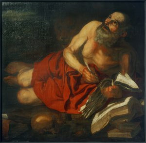Sankt Jerome skriver af Hendrick van Somer