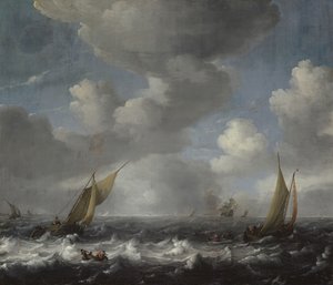 Havlandskab af Hendrick van de Sande Bakhuyzen
