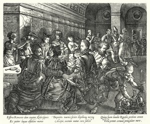 Banketten i Tarquinius-huset (gravering)