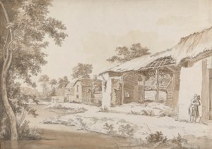 Ruineret gård nær Coombe ved Gittisham i Devonshire, tre mil fra Honiton, Devon