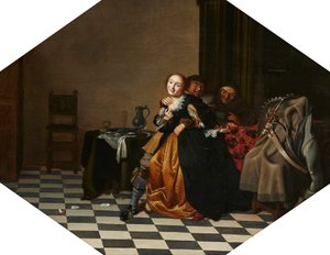 Bordelscene af Hendrik Gerritsz Pot