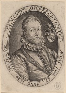 Adriaen van Swieten af Hendrik Goltzius