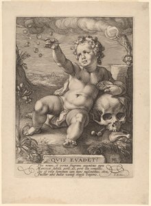 Allegory of Transience ("Homo Bulla") af Hendrik Goltzius