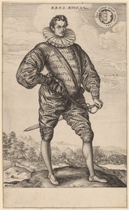 Balthasar Bathory de Somloy af Hendrik Goltzius