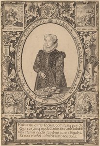 Charlotte af Bourbon af Hendrik Goltzius