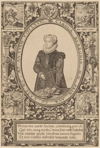 Charlotte af Bourbon af Hendrik Goltzius