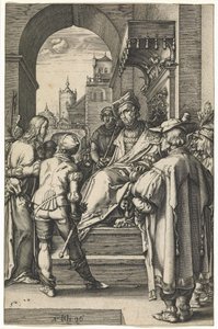 Kristus foran Pilatus af Hendrik Goltzius