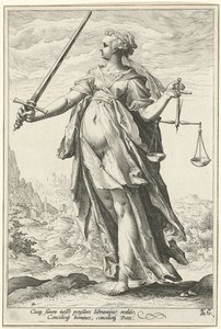 Retfærdighed Retfærdighed af Hendrik Goltzius