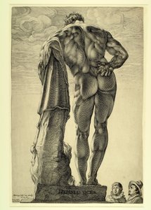 Farnese Hercules af Hendrik Goltzius