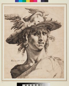 Head of Mercury af Hendrik Goltzius