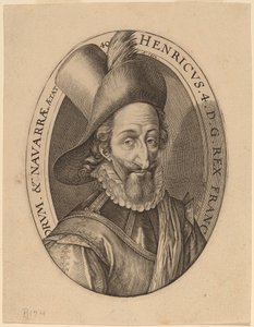 Henrik IV, konge af Frankrig af Hendrik Goltzius