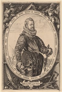 Jacques de la Faille af Hendrik Goltzius