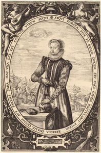 Josina Hamels af Hendrik Goltzius