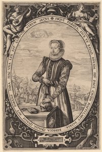 Josina Hamels af Hendrik Goltzius