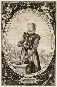Josina Hamels af Hendrik Goltzius