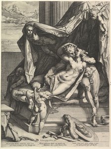 Mars og Venus, 1588. af Hendrik Goltzius