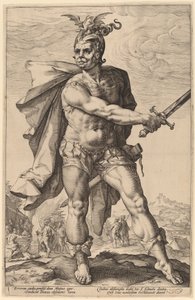 Mucius Scaevola af Hendrik Goltzius