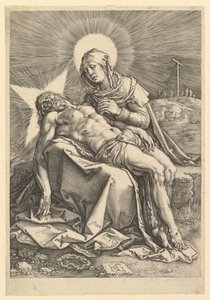 Pietà, 1596. af Hendrik Goltzius