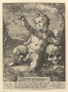 Hvem vil undslippe, 1594 af Hendrik Goltzius
