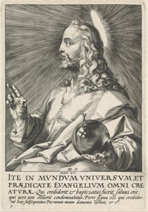 Salvator Mundi af Hendrik Goltzius