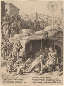 Magiernes tilbedelse af Hendrik Goltzius