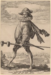 Infanteriets kaptajn af Hendrik Goltzius