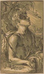 Den unge Sankt Johannes Døberen af Hendrik Goltzius