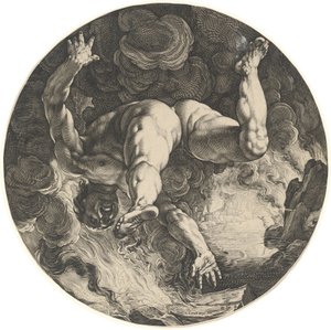 Ixion af Hendrik Goltzius after Cornelis Cornelisz van Haarlem