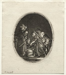 Halshugningen af Johannes Døberen af Hendrik Goudt