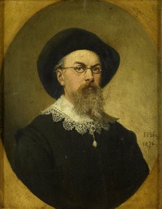Selvportræt af Hendrik Hollander Cz.