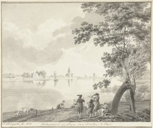 Udsigt over Dodewaard og Hien