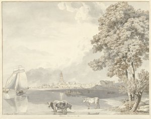 Udsigt over Rhinen ved Rhenen