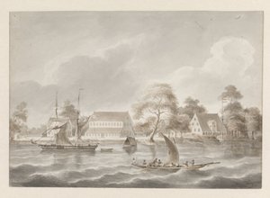 Plantation Jagtlust ved Surinam-floden