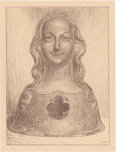 Relikviebuste af en af ​​Saint Ursulas jomfruer af Hendrik Johannes Haverman (signed by artist)