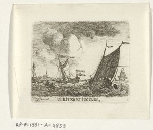 Schepen op woelig vand Nyttigt og underholdende (titel på objekt)