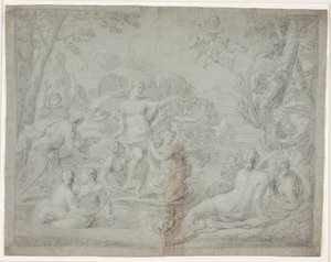 Diana og Aktæon. (Ovid, Net., III, 175 ff.)