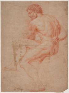 Mandlig modelstudie af Hendrik Krock