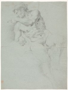 Mandlig modelstudie af Hendrik Krock