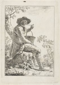 Rygende landmand af Hendrik Kuipers