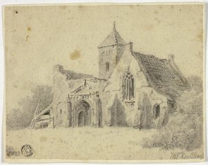 Landskirke i ruiner