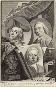 Portræt af Jan de Beijer, Jacobus Buys og Hendrik Pothoven